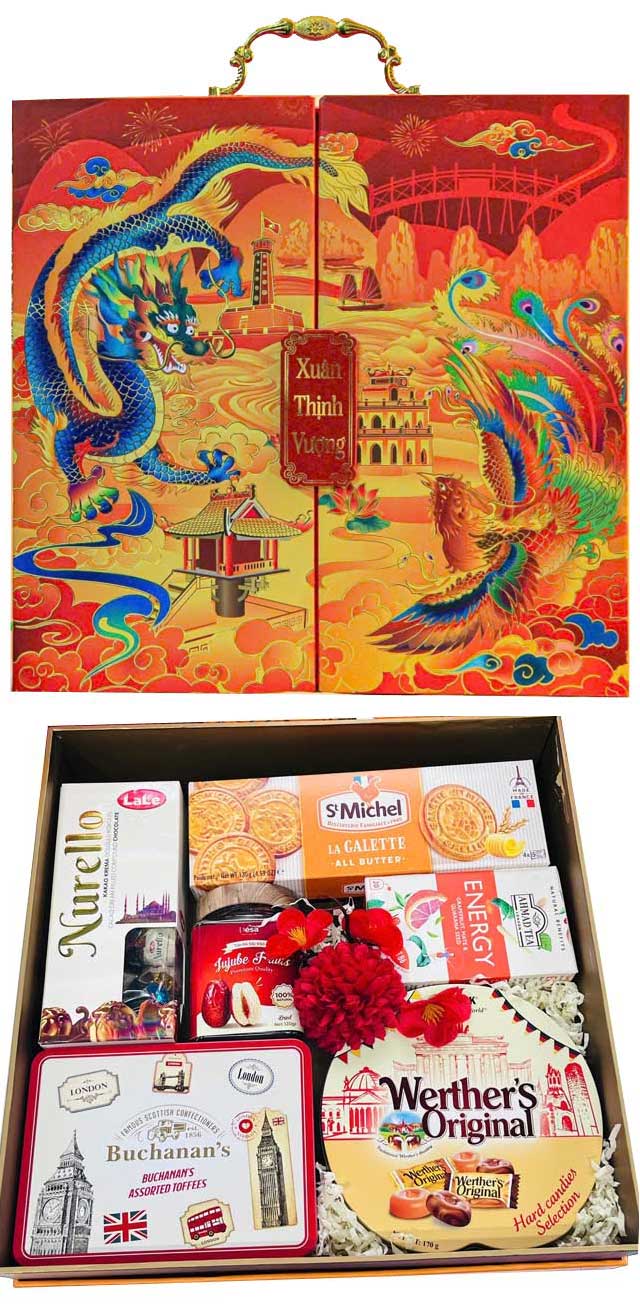 Hộp Quà Tết Thịnh Vượng Phú Quý QTHN20