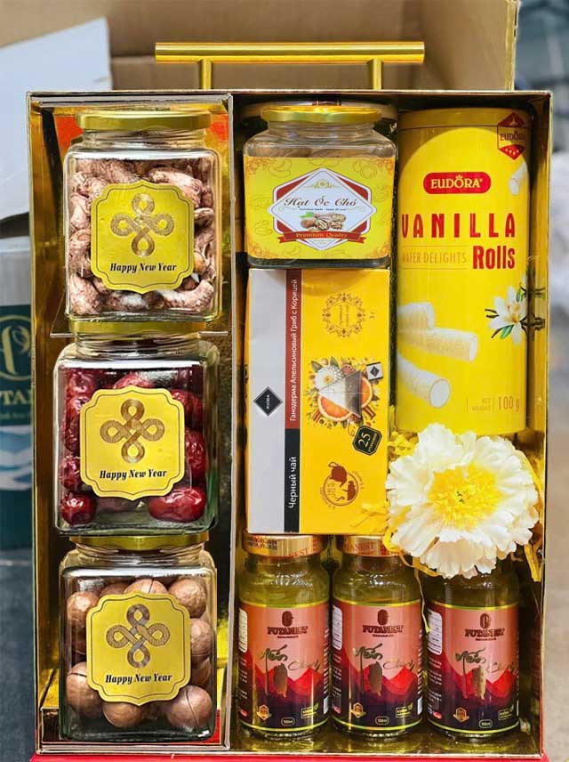 Hộp Quà Tết Thịnh Vượng Phú Quý QTHN22