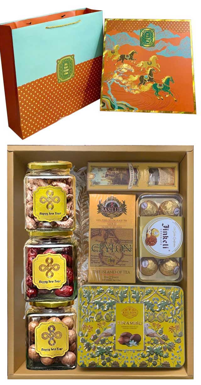 Hộp Quà Tết Vạn Phúc Trường An – Xuân Sang Phú Quý QTHN33