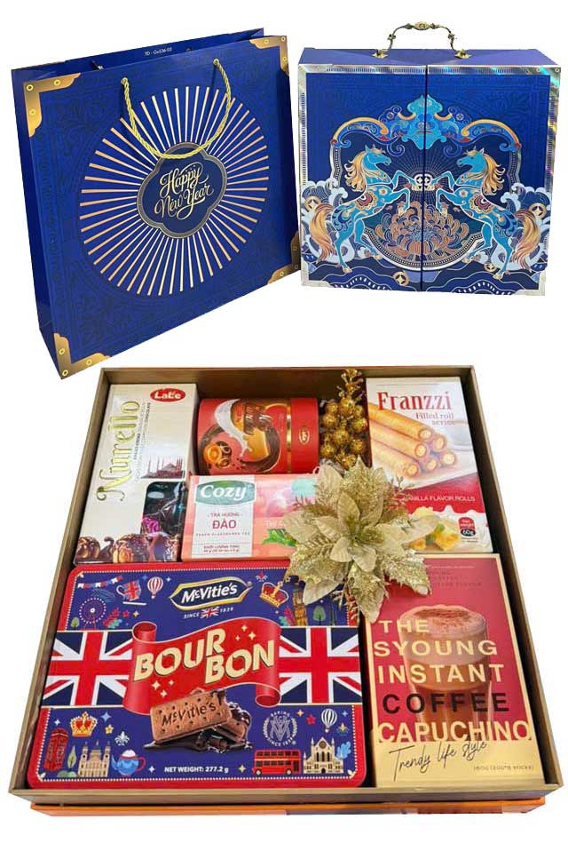 Hộp Quà Tết Xuân Viên Mãn QTHN18